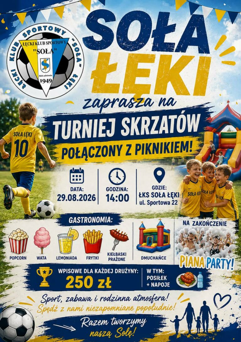 ŁKS Soła Łęki - Sportowy piknik Soły Łęki 💪⚽️