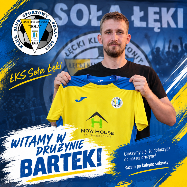 ŁKS Soła Łęki - Witamy nowego zawodnika! ⚽